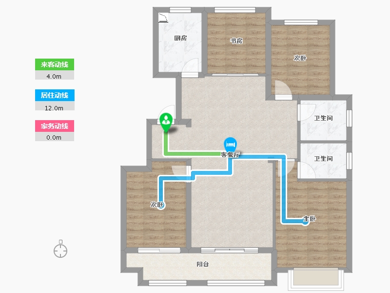 河北省-沧州市-大川世纪城-102.93-户型库-动静线