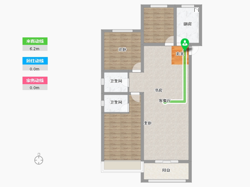 河南省-安阳市-金秋 九里庭院耘�Z-98.12-户型库-动静线