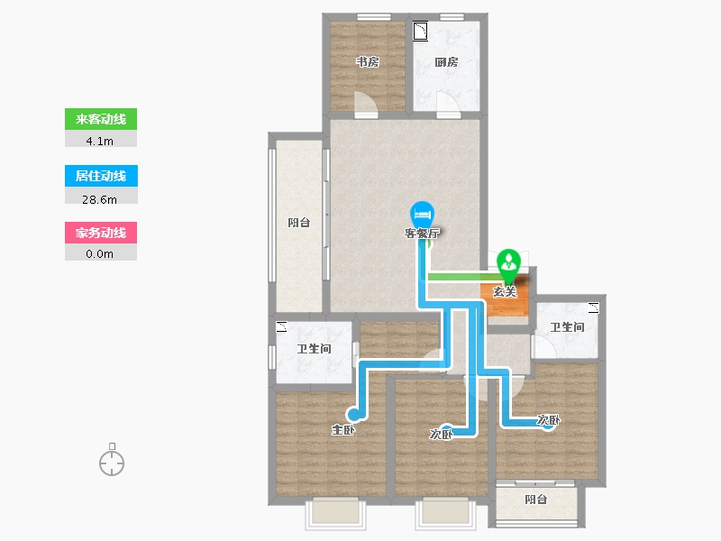 山西省-太原市-海尔产城创国际广场-116.63-户型库-动静线