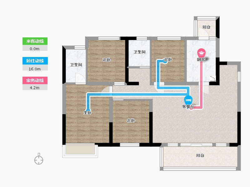 四川省-成都市-城投锦澜悦山-100.98-户型库-动静线