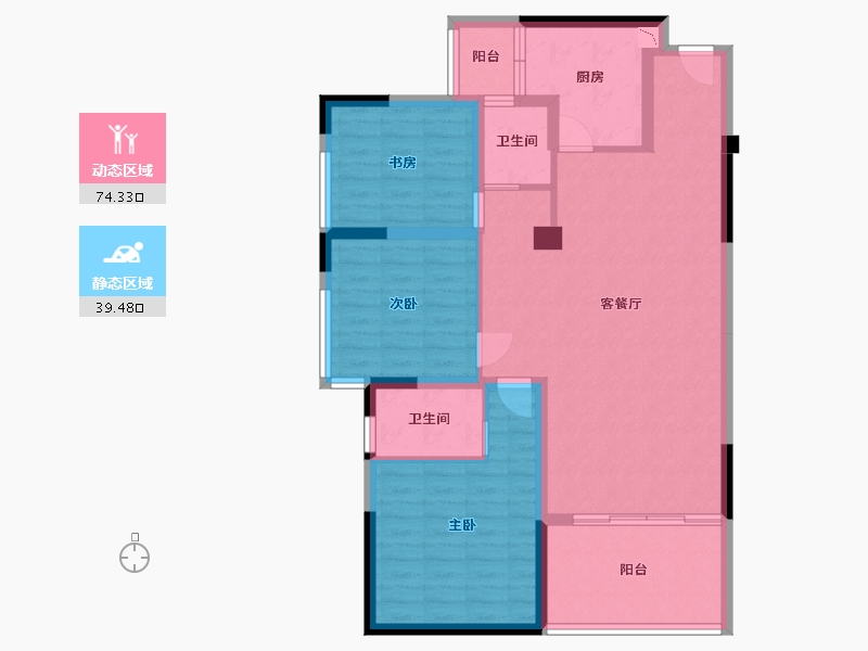 四川省-成都市-富国上邦-101.89-户型库-动静分区