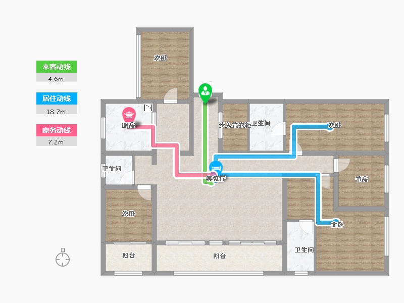 云南省-昆明市-俊发城-140.00-户型库-动静线