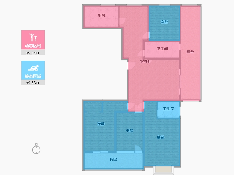 山东省-临沂市-城开水岸-175.00-户型库-动静分区