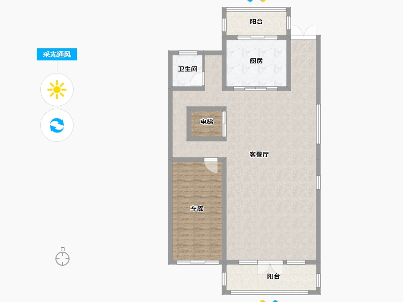 青海省-海东市-海鸿嘉和鸿府-116.22-户型库-采光通风