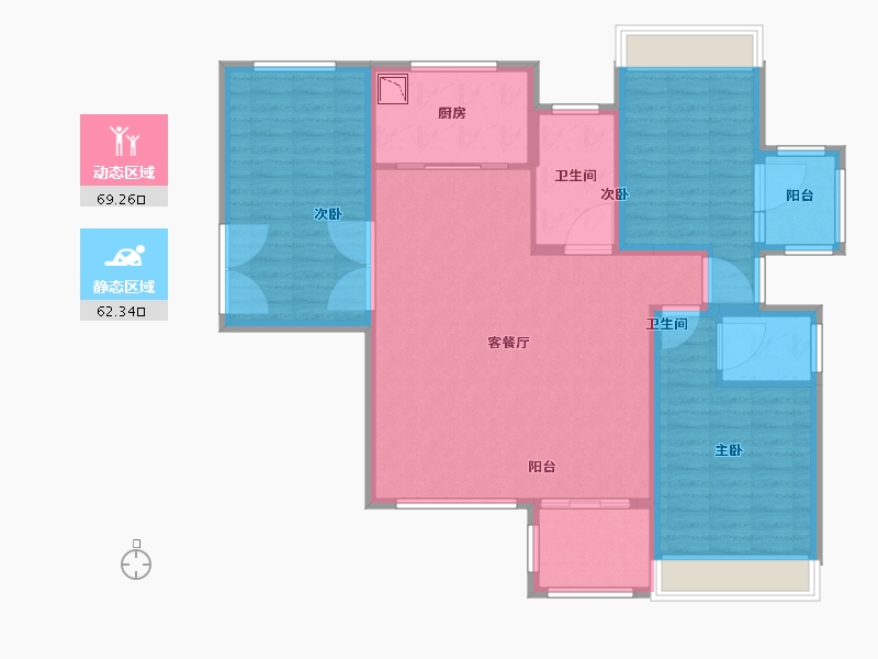 湖北省-黄冈市-御墅湾-119.37-户型库-动静分区