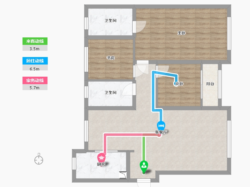 山东省-济南市-财富壹号-91.22-户型库-动静线