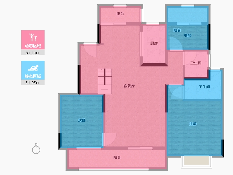 江苏省-南通市-九溪源著-120.00-户型库-动静分区