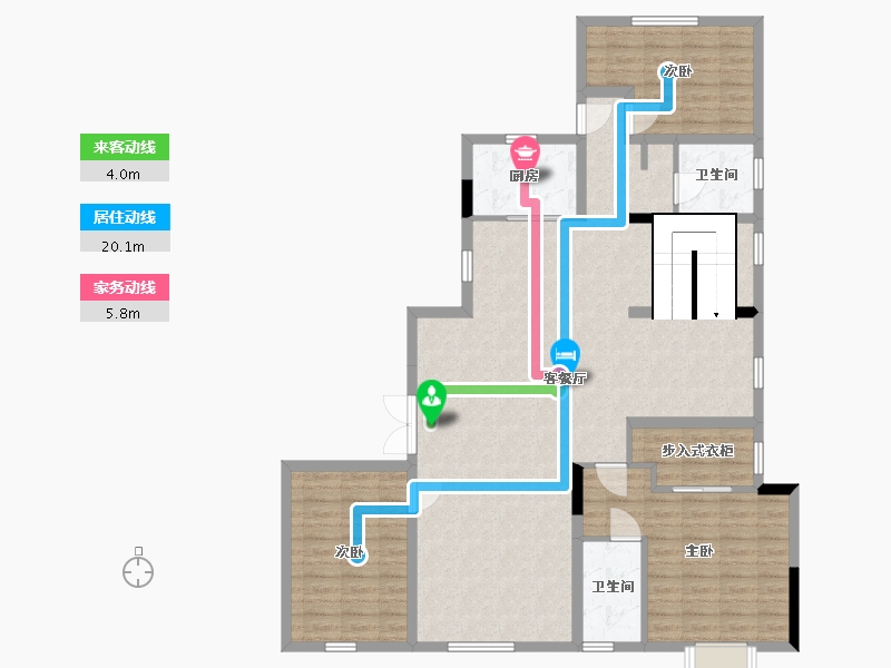 广西壮族自治区-南宁市-彰泰红-125.89-户型库-动静线