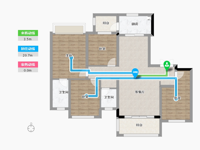 广西壮族自治区-贵港市-金科集美江上-102.19-户型库-动静线