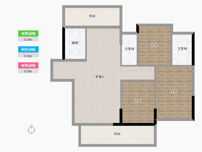 广东省-中山市-华鸿珑悦轩-112.00-户型库-动静线