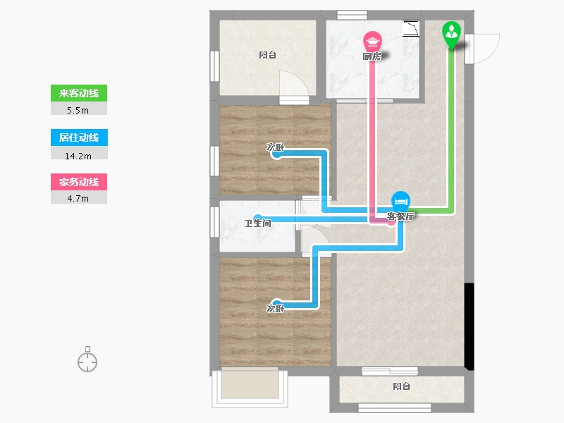 广西壮族自治区-南宁市-大嘉汇岭秀一方-59.03-户型库-动静线