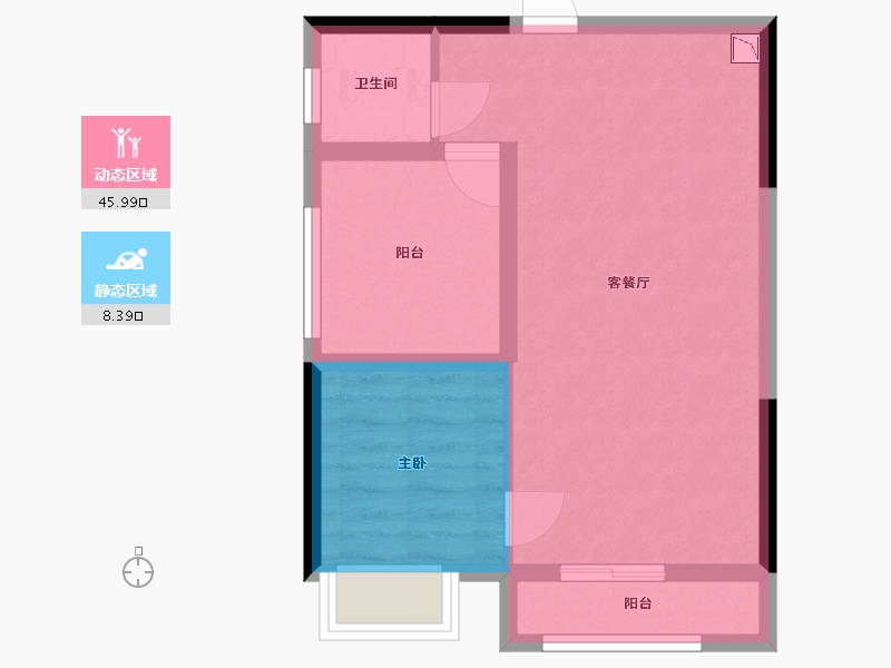 广西壮族自治区-南宁市-大嘉汇岭秀一方-48.20-户型库-动静分区