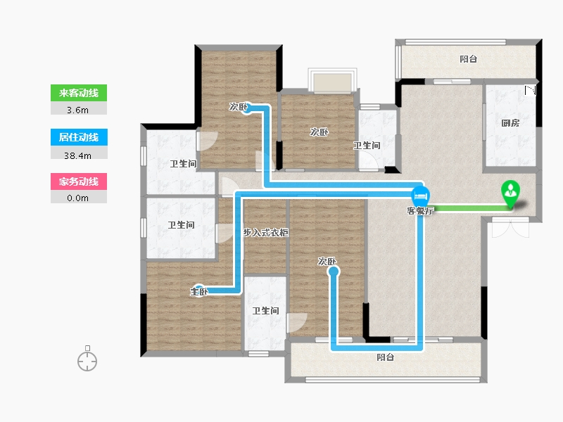 广东省-中山市-华鸿珑悦轩-177.60-户型库-动静线