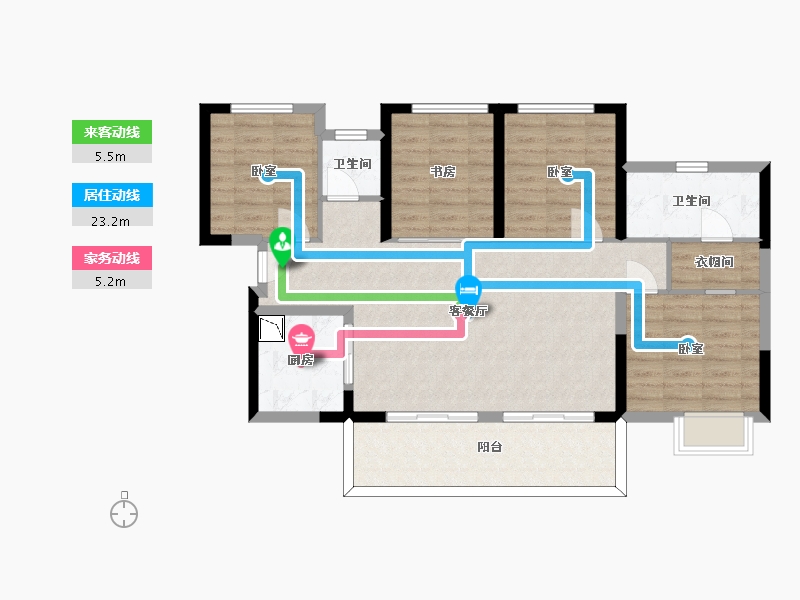 四川省-泸州市-中天文旅城-97.27-户型库-动静线