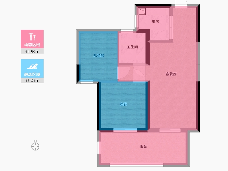 广西壮族自治区-南宁市-建发玺院-55.37-户型库-动静分区