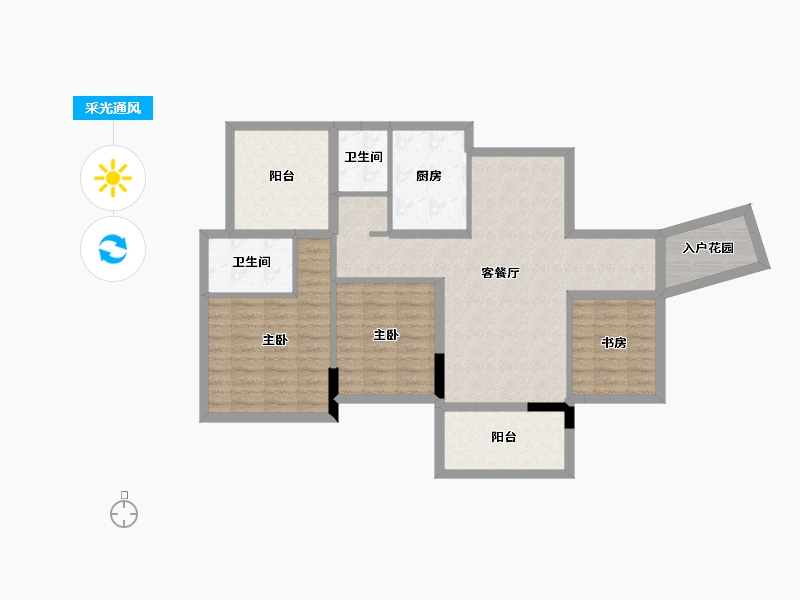 广东省-中山市-美的公馆-92.01-户型库-采光通风