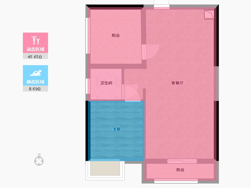 广西壮族自治区-南宁市-大嘉汇岭秀一方-48.33-户型库-动静分区