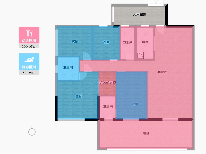 广东省-中山市-聚豪园-135.01-户型库-动静分区