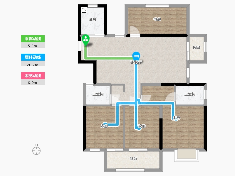 广西壮族自治区-南宁市-建发玺院-100.42-户型库-动静线