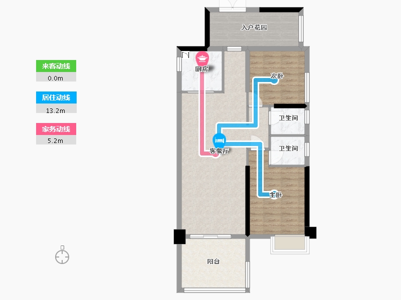 广东省-中山市-聚豪园-83.00-户型库-动静线