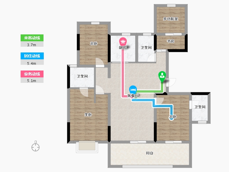 广西壮族自治区-南宁市-彰泰红-114.26-户型库-动静线