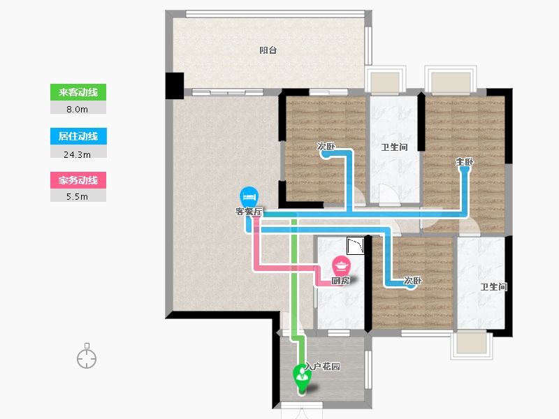 广东省-中山市-聚豪园-119.49-户型库-动静线