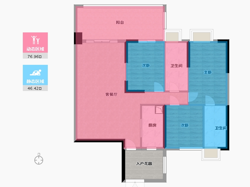 广东省-中山市-聚豪园-119.49-户型库-动静分区