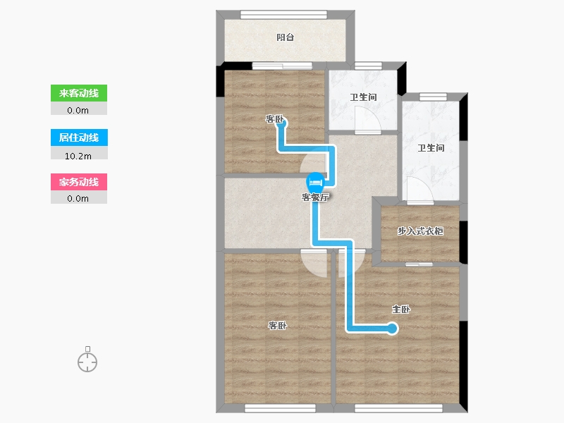 广西壮族自治区-南宁市-联发臻境-67.20-户型库-动静线