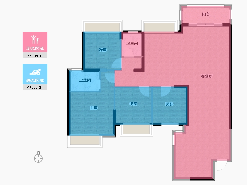 广西壮族自治区-南宁市-金源一品天下-109.98-户型库-动静分区