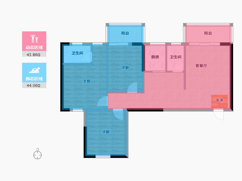 广东省-潮州市-朝晖华府-78.69-户型库-动静分区