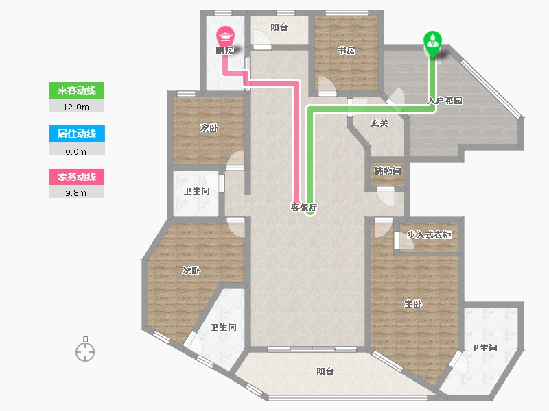 海南省-三亚市-海航财富海湾-192.88-户型库-动静线