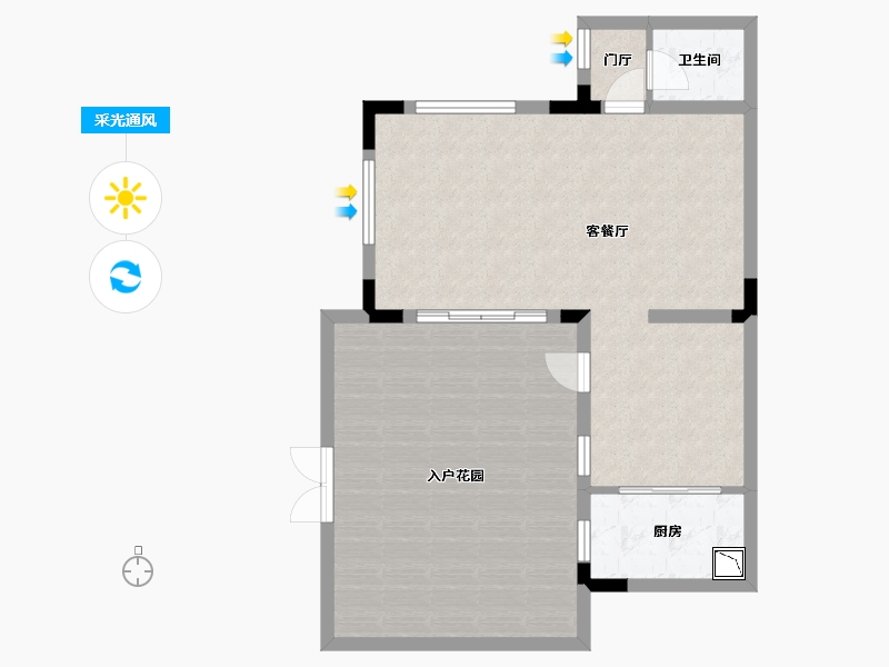 广西壮族自治区-南宁市-龙光玖珑郡-81.28-户型库-采光通风