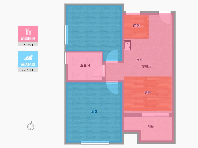 海南省-三亚市-三亚·星域-56.27-户型库-动静分区