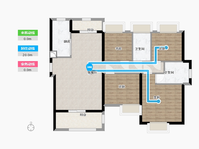 广西壮族自治区-北海市-山湖海上城-107.00-户型库-动静线