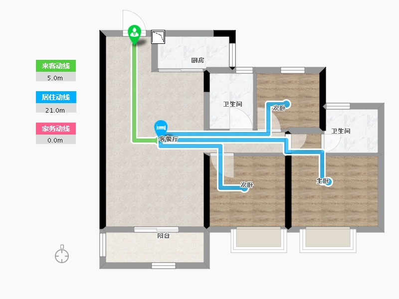 广西壮族自治区-北海市-山湖海上城-79.00-户型库-动静线