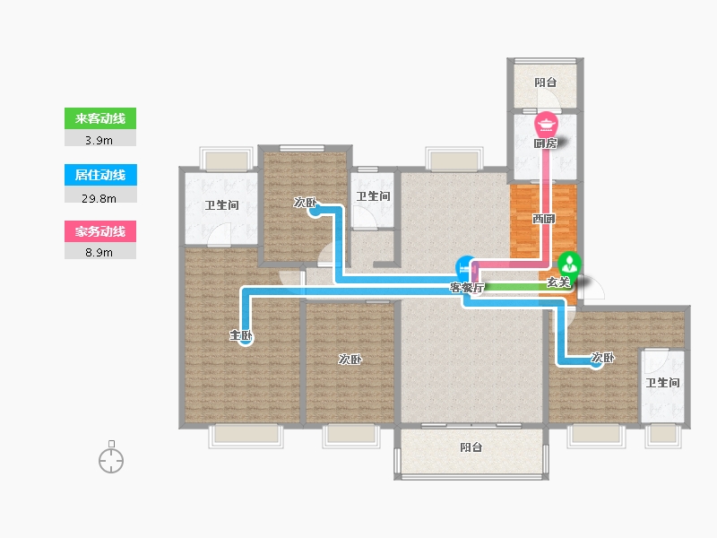 广东省-潮州市-潮安碧桂园-220.00-户型库-动静线