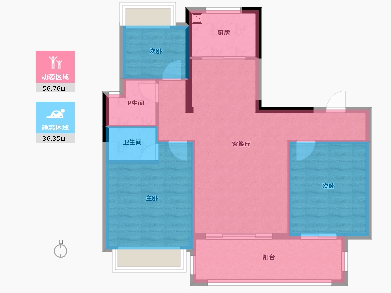 福建省-南平市-建发玺院-84.18-户型库-动静分区