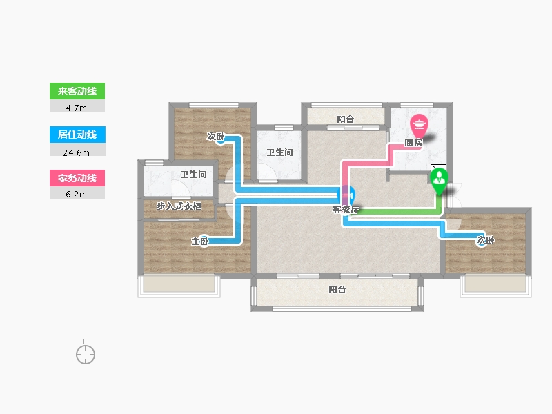 河南省-周口市-箕城上院-107.00-户型库-动静线