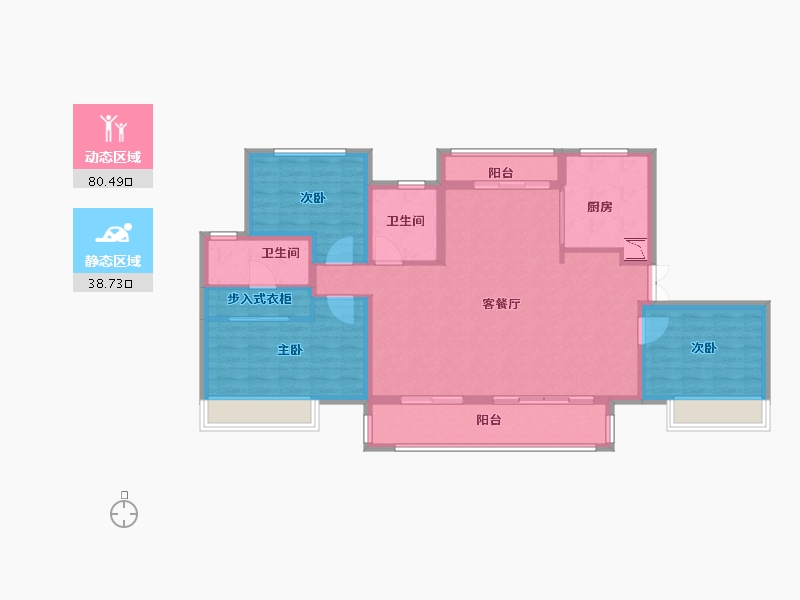 河南省-周口市-箕城上院-107.00-户型库-动静分区