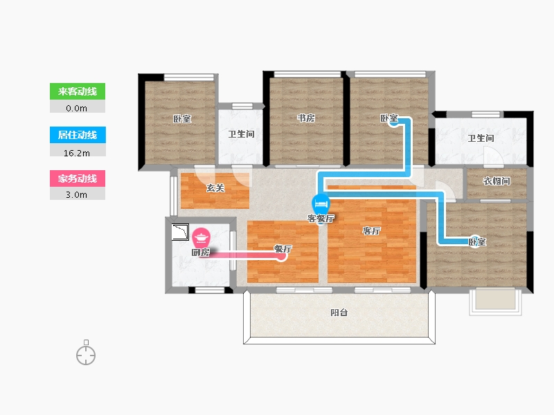 四川省-泸州市-中天文旅城-109.34-户型库-动静线