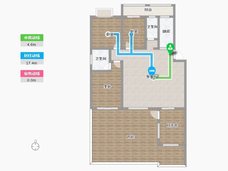 广西壮族自治区-百色市-靖西普罗旺斯-169.27-户型库-动静线