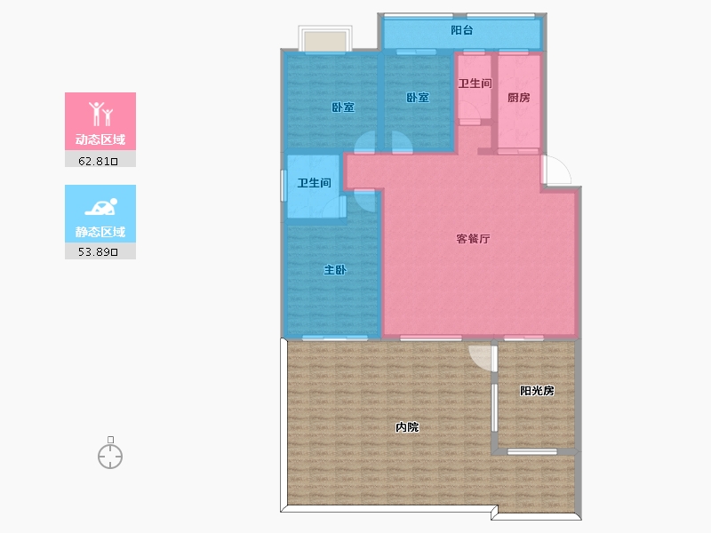 广西壮族自治区-百色市-靖西普罗旺斯-169.27-户型库-动静分区