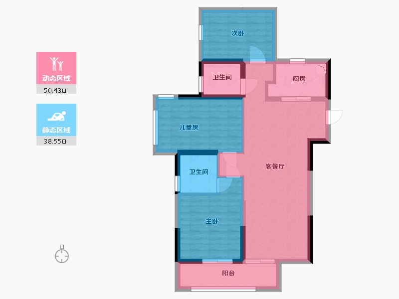 广西壮族自治区-南宁市-建发玺院-79.03-户型库-动静分区