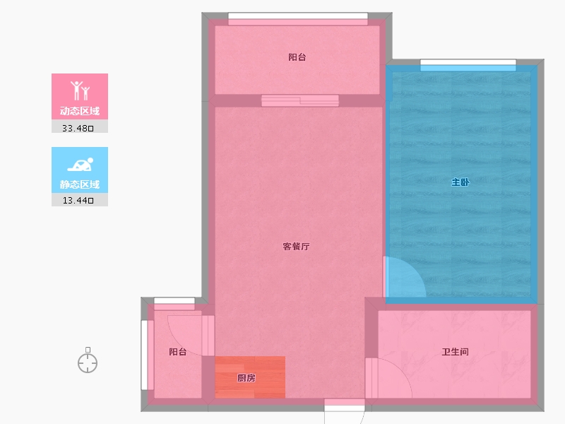 海南省-三亚市-海棠月色-41.47-户型库-动静分区