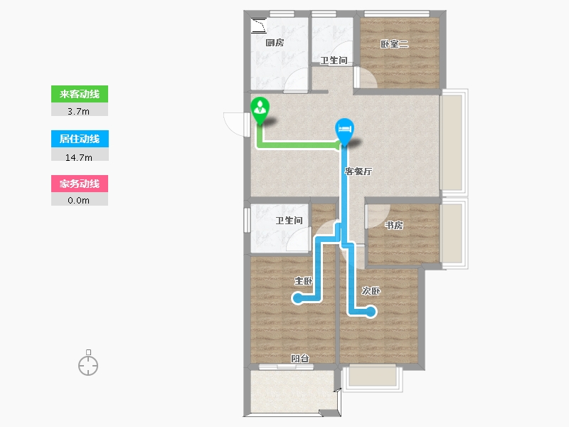 浙江省-杭州市-德信泊林春天-92.00-户型库-动静线