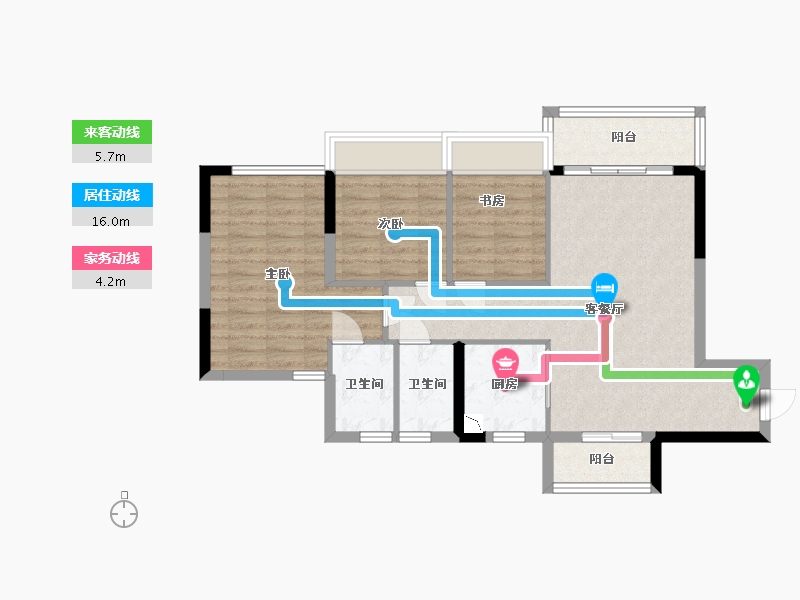 广东省-中山市-纯水岸-80.59-户型库-动静线