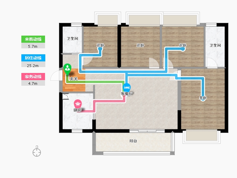 广东省-东莞市-佳兆业时代芳华-99.56-户型库-动静线