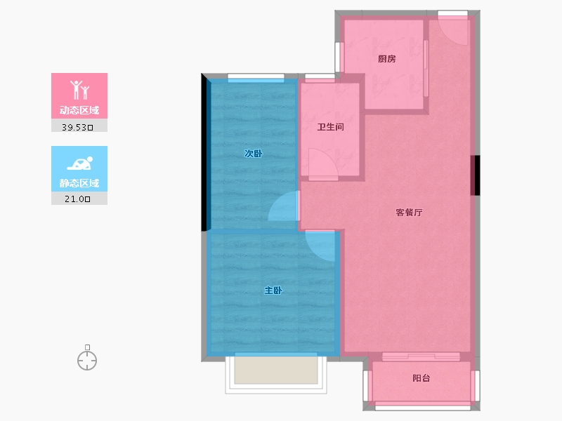 广西壮族自治区-南宁市-古匯壹号-54.28-户型库-动静分区