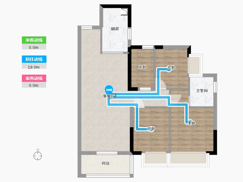 广东省-东莞市-万象连城-73.09-户型库-动静线