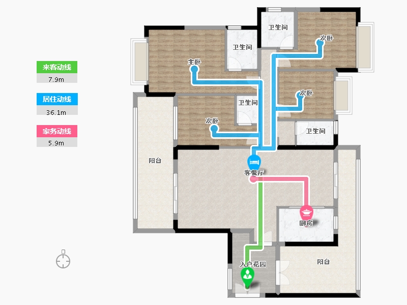 广东省-河源市-泰和龙岸-173.07-户型库-动静线